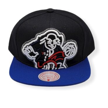 Mitchell & Ness Philadelphia 76ers Neon Crop XL Adjustable Snapback Hat Cap