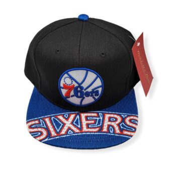 Mitchell & Ness Philadelphia 76ers Snapshot Hardwood Classics Adjustable Snapback Hat Cap