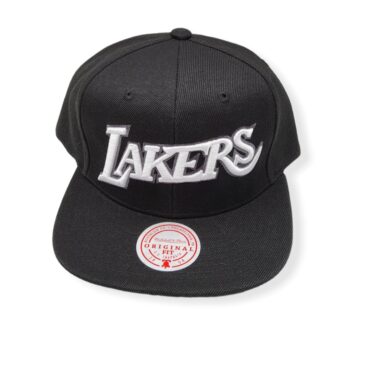Mitchell & Ness Los Angeles Lakers XL BWG Hardwood Classics Adjustable Snapback Hat Cap