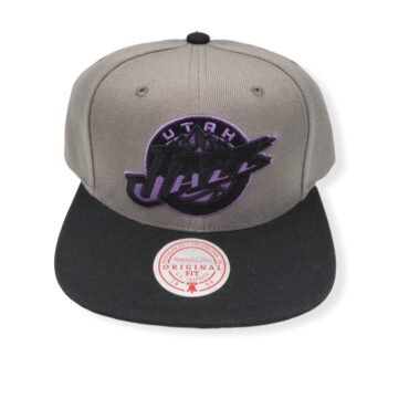 Mitchell & Ness Utah Jazz Neon Lights Hardwood Classics Adjustable Snapback Hat Cap