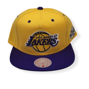 Mitchell & Ness Los Angeles Lakers The Champs 2009 Finals Adjustable Snapback Hat Cap