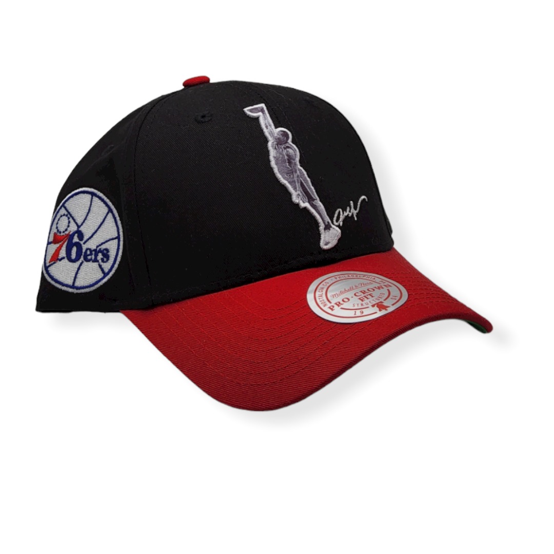 Mitchell & Ness Philadelphia 76ers Allen Iverson Highlight Real Pro Crown Adjustable Snapback Hat Cap