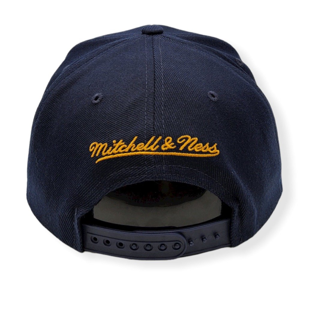 Mitchell & Ness Utah Jazz Core Basic Navy/Green Script Adjustable Snapback Hat Cap