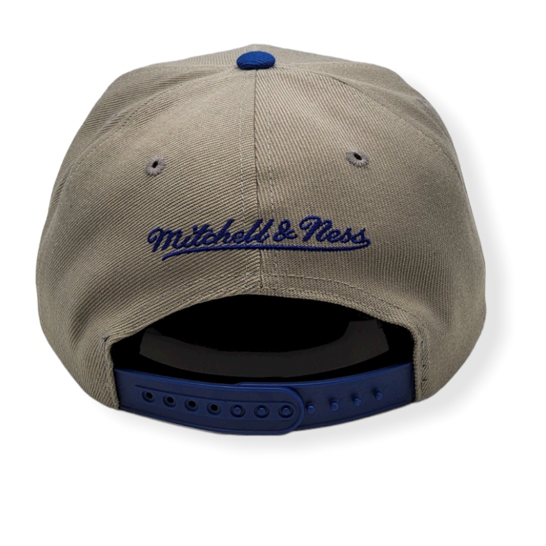 Mitchell & Ness Orlando Magic Sharktooth Grey/Blue Adjustable Snapback Hat Cap