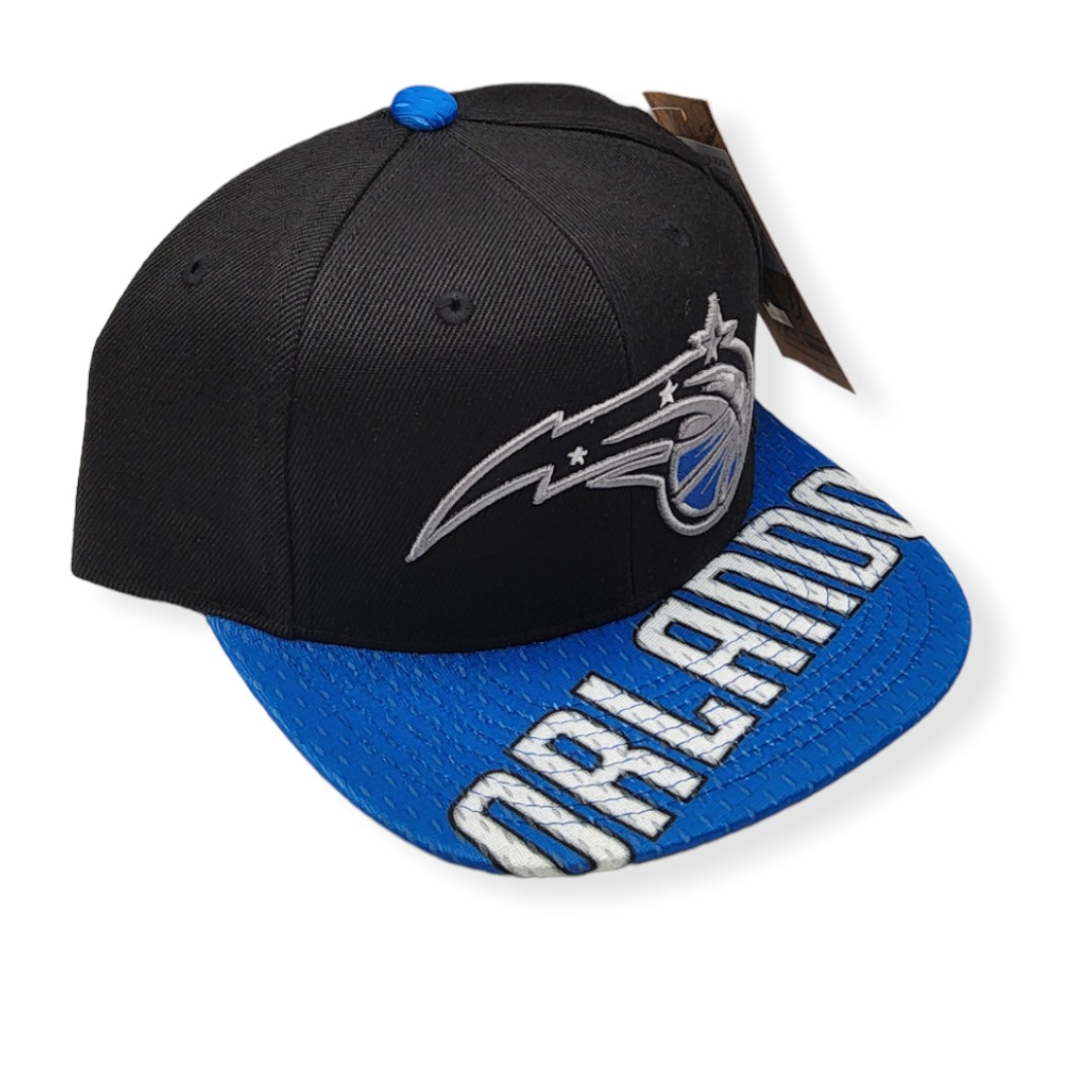 Mitchell & Ness Orlando Magic Snapshot Black/Royal Adjustable Snapback Hat Cap