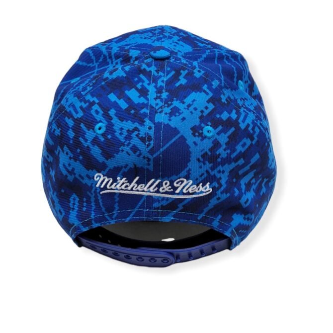 Mitchell & Ness Orlando Magic Team Digi Camo Blue Adjustable Snapback Hat Cap