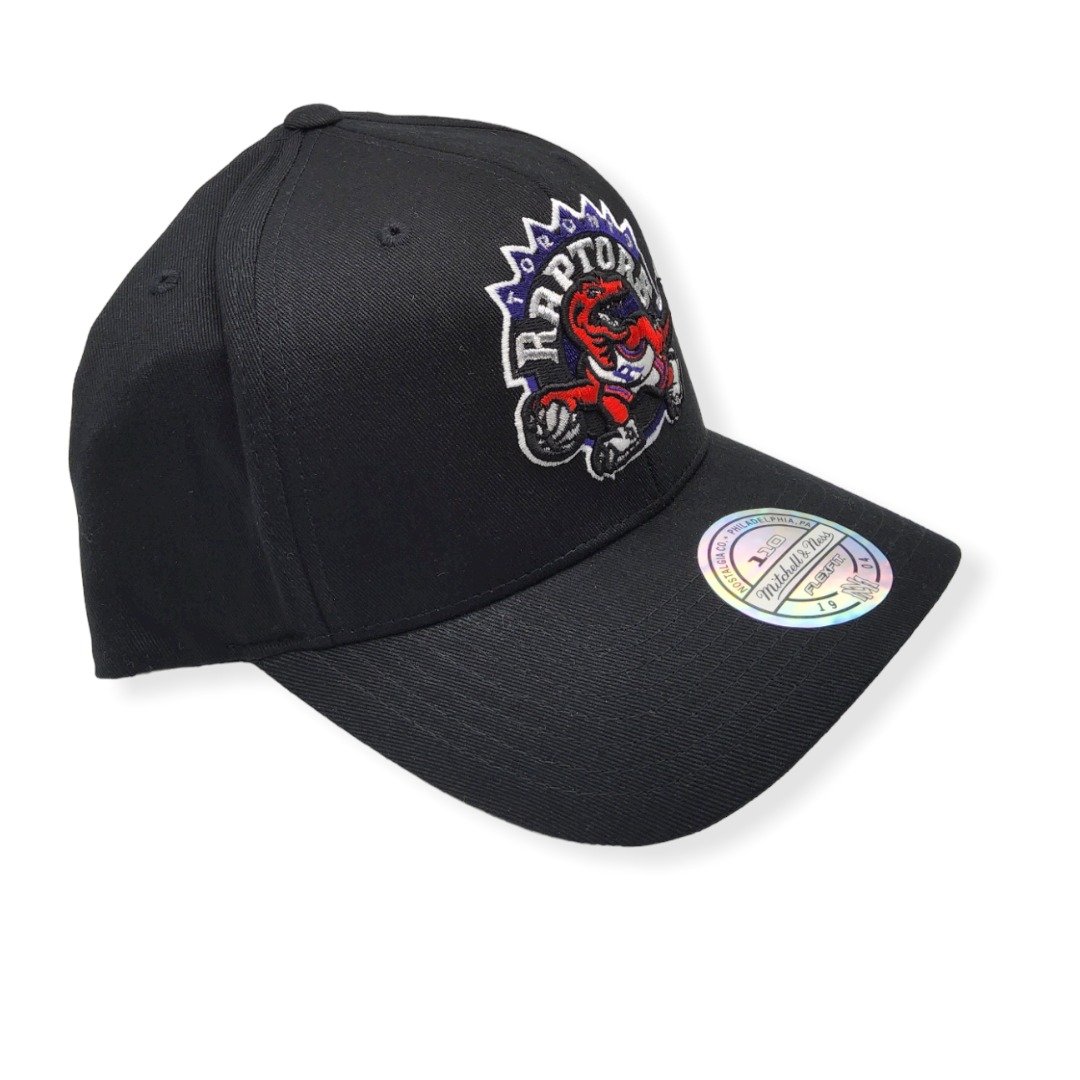 Mitchell & Ness Toronto Raptors 110 Flexfit Hardwood Classics Adjustable Snapback Hat Cap