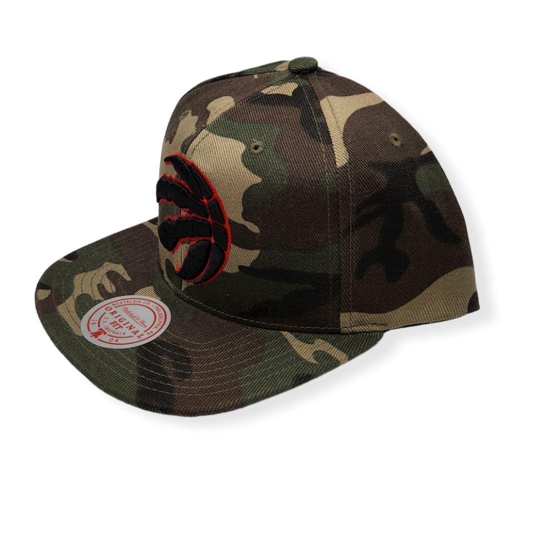 Mitchell & Ness Toronto Raptors Blackwood Camo Adjustable Snapback Hat Cap