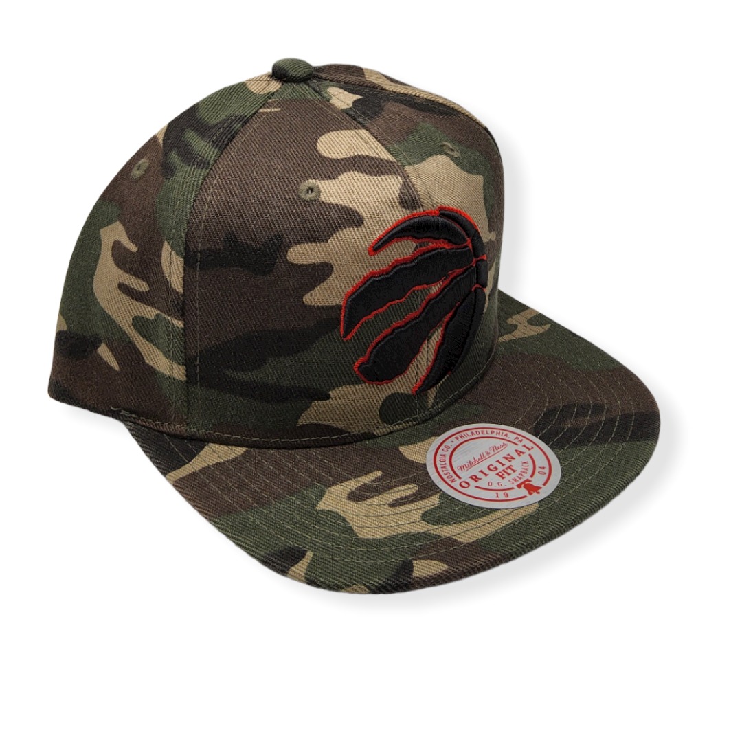 Mitchell & Ness Toronto Raptors Blackwood Camo Adjustable Snapback Hat Cap