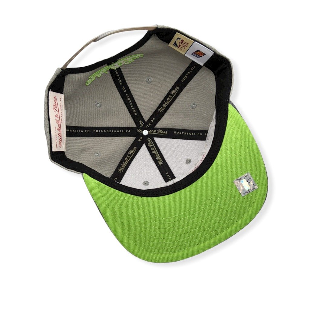 Mitchell & Ness Phoenix Suns Green Bean Hardwood Classics Grey Adjustable Snapback Hat Cap