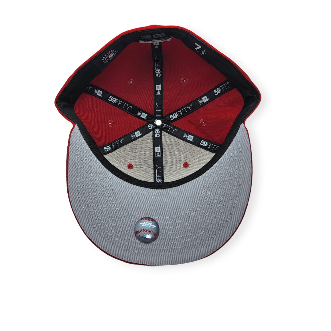 New Era San Diego Padres 59Fifty Basic Red Fitted Hat Cap Size 7 1/4