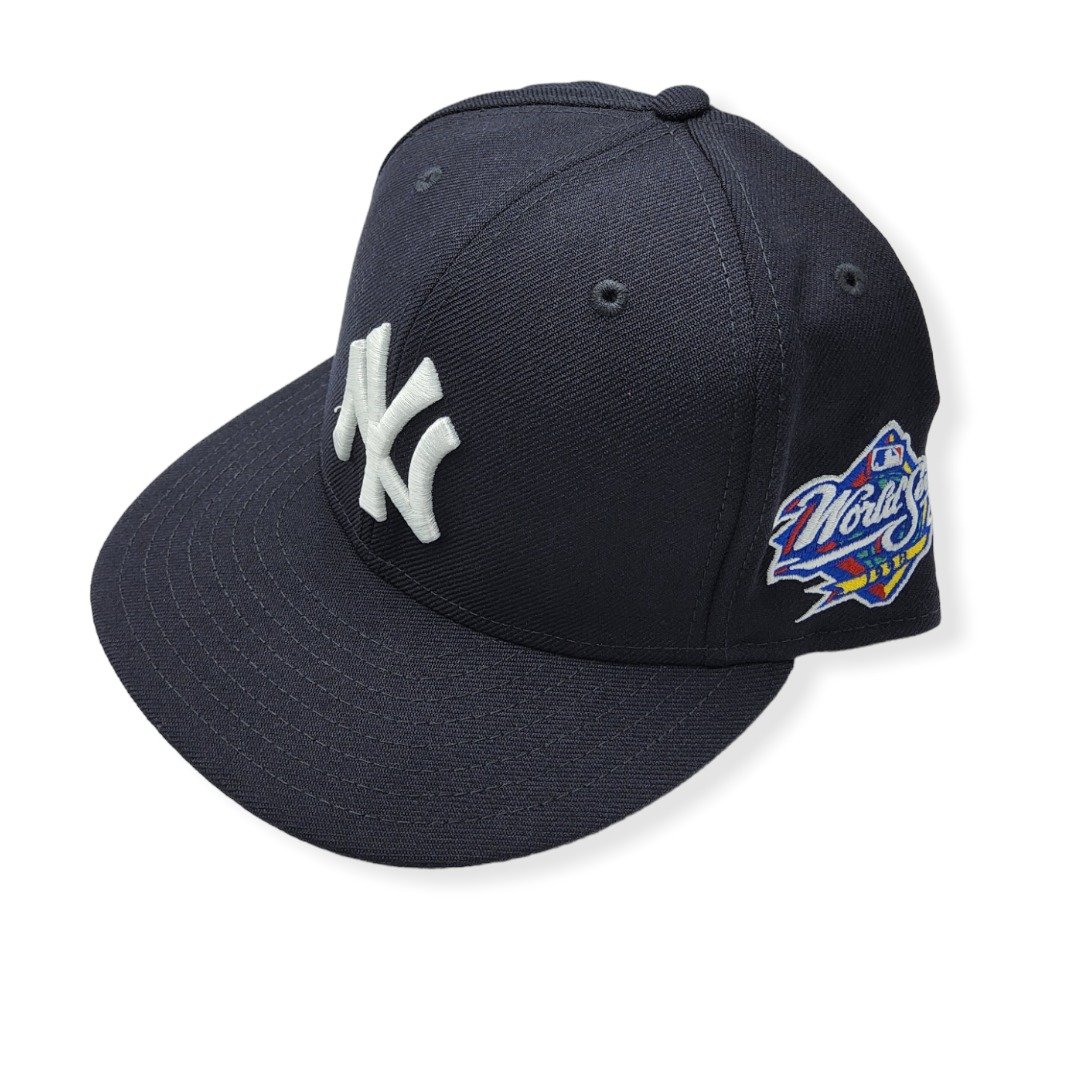 New Era New York Yankees 59Fifty World Series 1998 Wool Fitted Hat Cap Size 7 1/2
