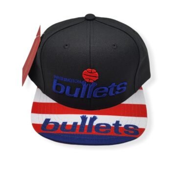 Mitchell & Ness Washington Bullets Swingman Pop Hardwood Classics Adjustable Snapback Hat Cap