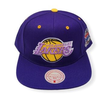 Mitchell & Ness Los Angeles Lakers The Champs 1988 Finals Adjustable Snapback Hat Cap