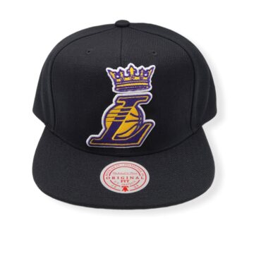 Mitchell & Ness Los Angeles Lakers Partial Crown Adjustable Snapback Hat Cap