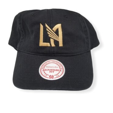 Mitchell & Ness Los Angeles Football Club Core Basic Gold Snap Dad Hat Adjustable Snapback Hat Cap