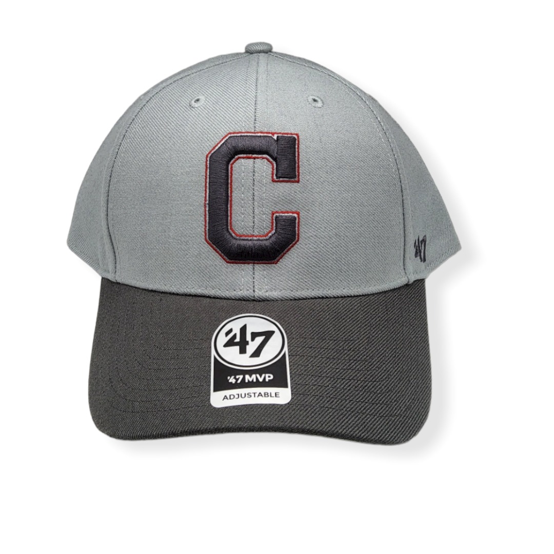 '47 Cleveland Indians MVP 2 Tone Storm Grey Adjustable Strap Hat Cap