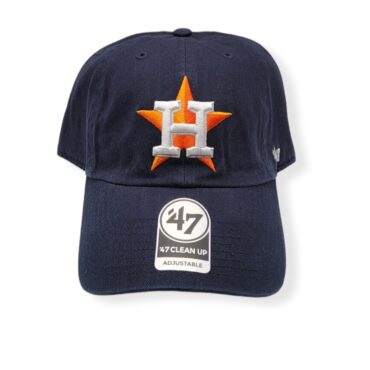 '47 Houston Astros Clean Up Home Navy Adjustable Strap Hat Cap