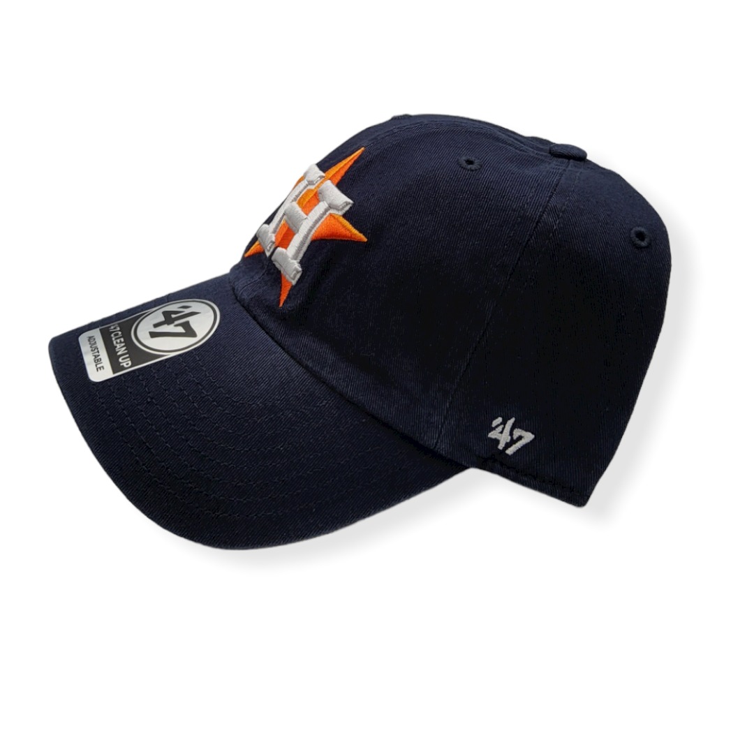 '47 Houston Astros Clean Up Home Navy Adjustable Strap Hat Cap