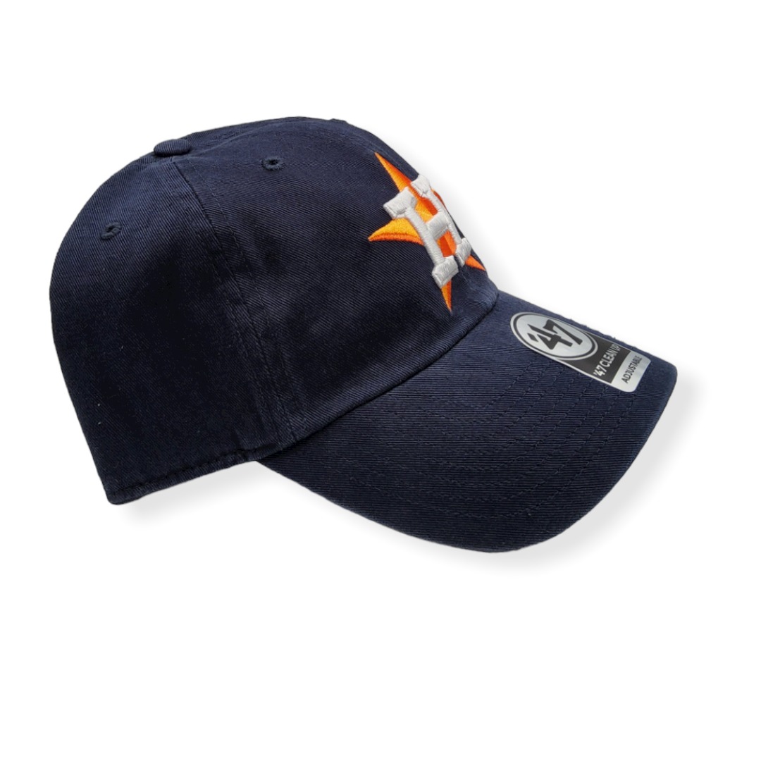 '47 Houston Astros Clean Up Home Navy Adjustable Strap Hat Cap
