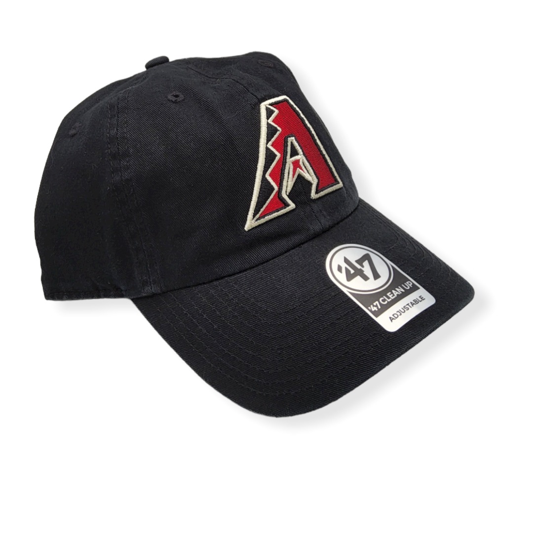 '47 Arizona Diamondbacks Clean Up Black Adjustable Strap Hat Cap