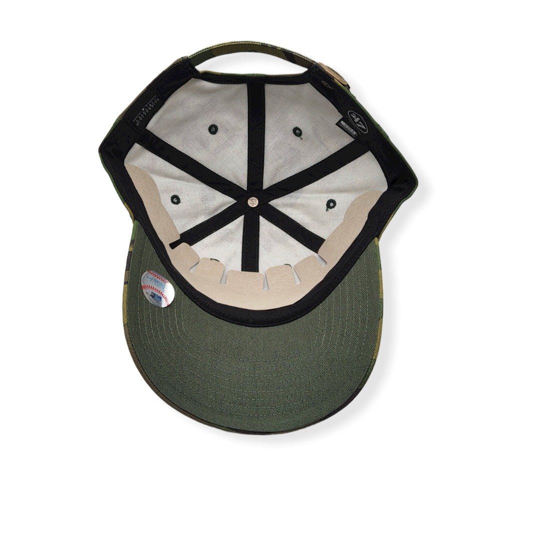 '47 Los Angeles Dodgers Clean Up Camo Unwashed Adjustable Strap Hat Cap