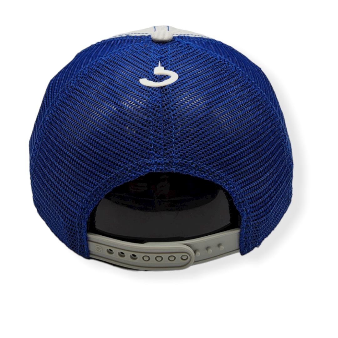 '47 Los Angeles Dodgers Clean Up Trawler Gray/Royal Adjustable Snapback Hat Cap