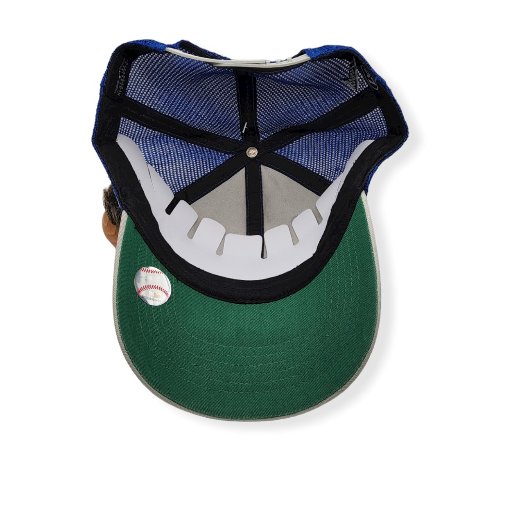 '47 Los Angeles Dodgers Clean Up Trawler Gray/Royal Adjustable Snapback Hat Cap