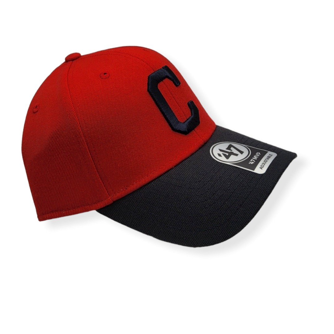 '47 Cleveland Indians MVP 2 Tone Red/Navy Adjustable Strap Hat Cap
