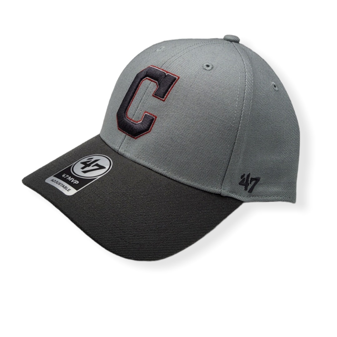 '47 Cleveland Indians MVP 2 Tone Storm Grey Adjustable Strap Hat Cap