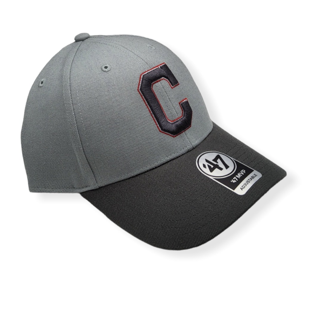 '47 Cleveland Indians MVP 2 Tone Storm Grey Adjustable Strap Hat Cap