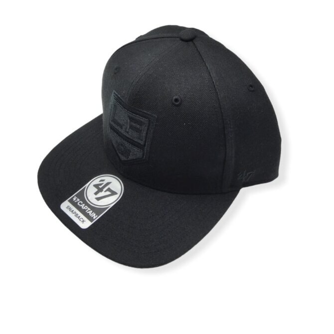 '47 Los Angeles Kings Captain No Shot Black Adjustable Snapback Hat Cap