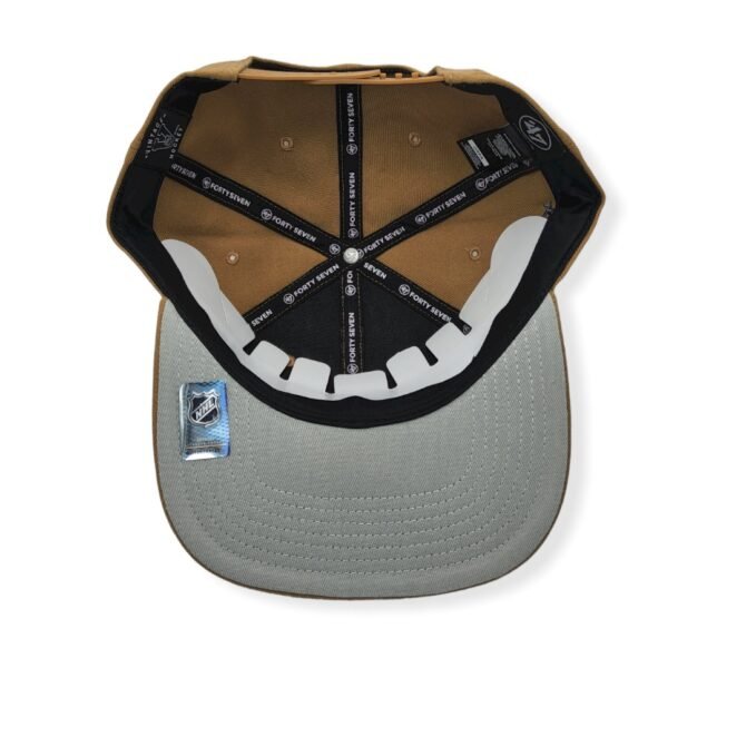 '47 Los Angeles Kings Captain Sure Shot Camel Adjustable Snapback Hat Cap