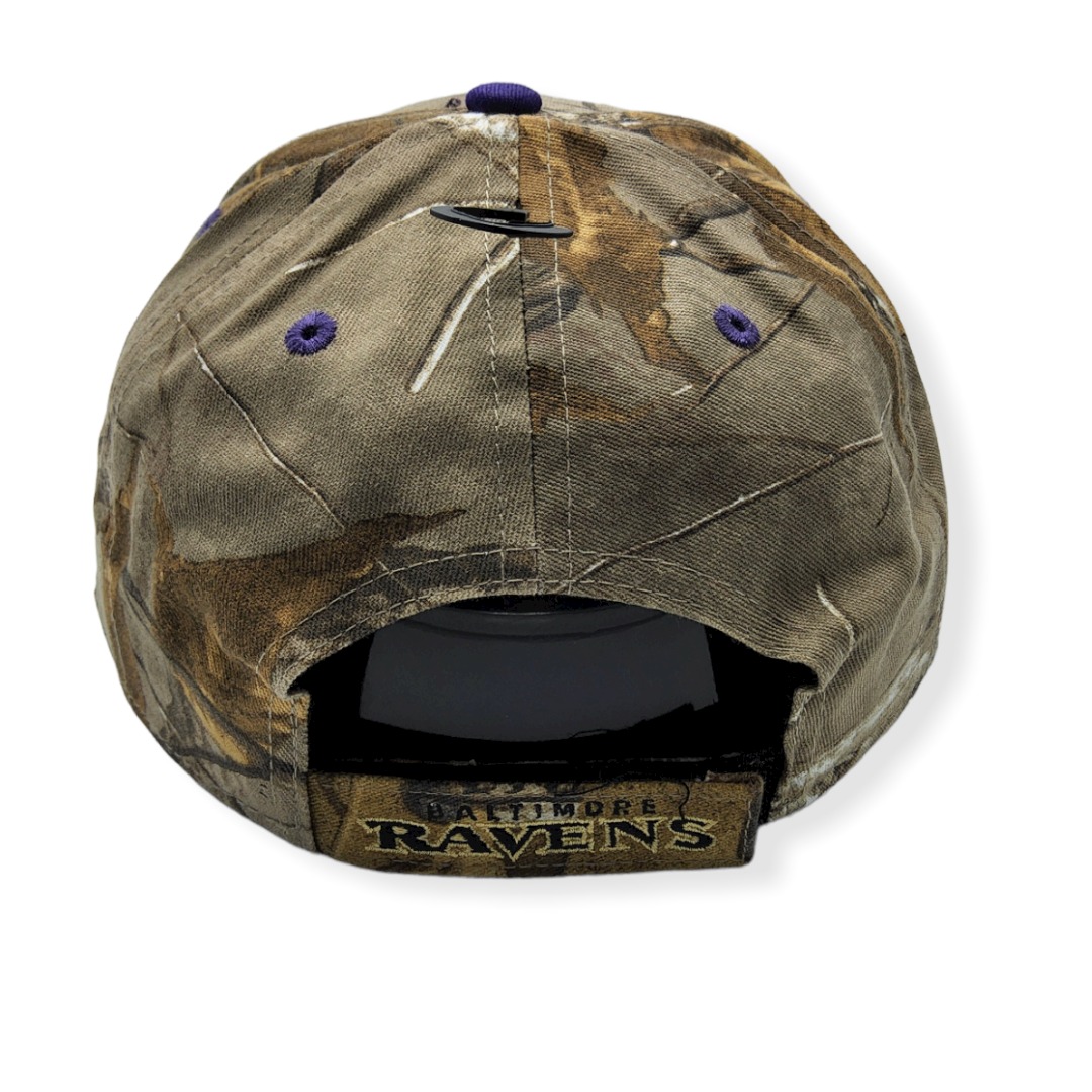 '47 Baltimore Ravens MVP Realtree Camo Frost Adjustable Strap Hat Cap