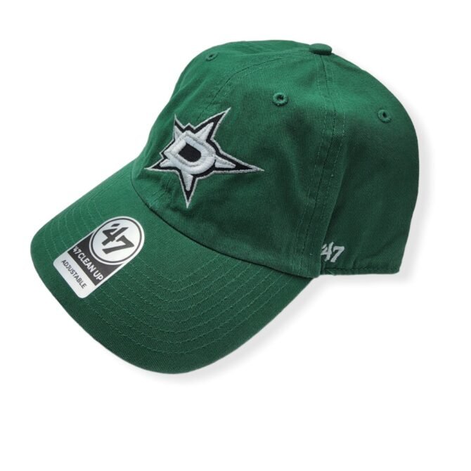 '47 Dallas Stars Clean Up Kelly Green Adjustable Strap Hat Cap