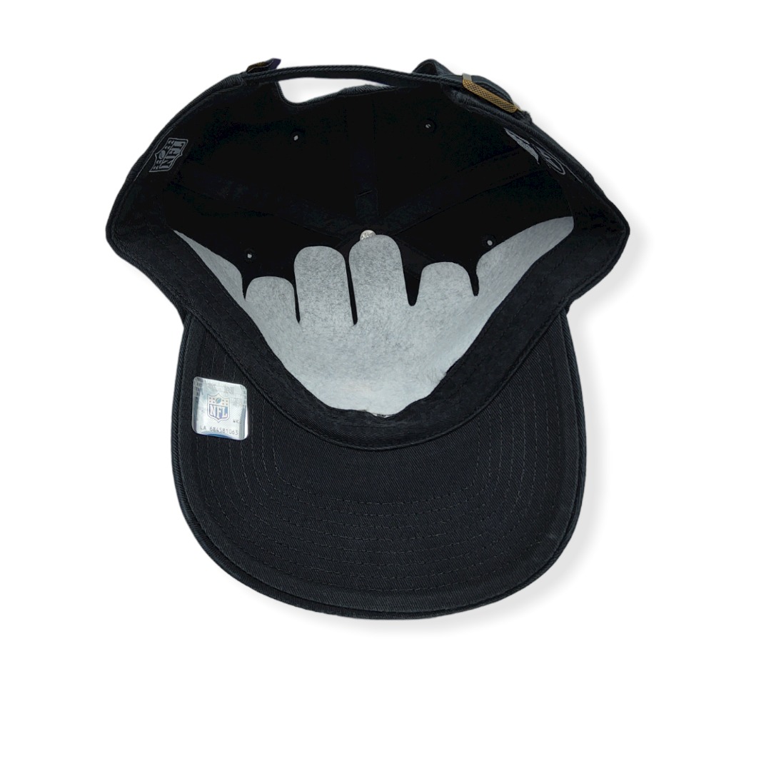 '47 Minnesota Vikings Clean Up Black Adjustable Strap Hat Cap