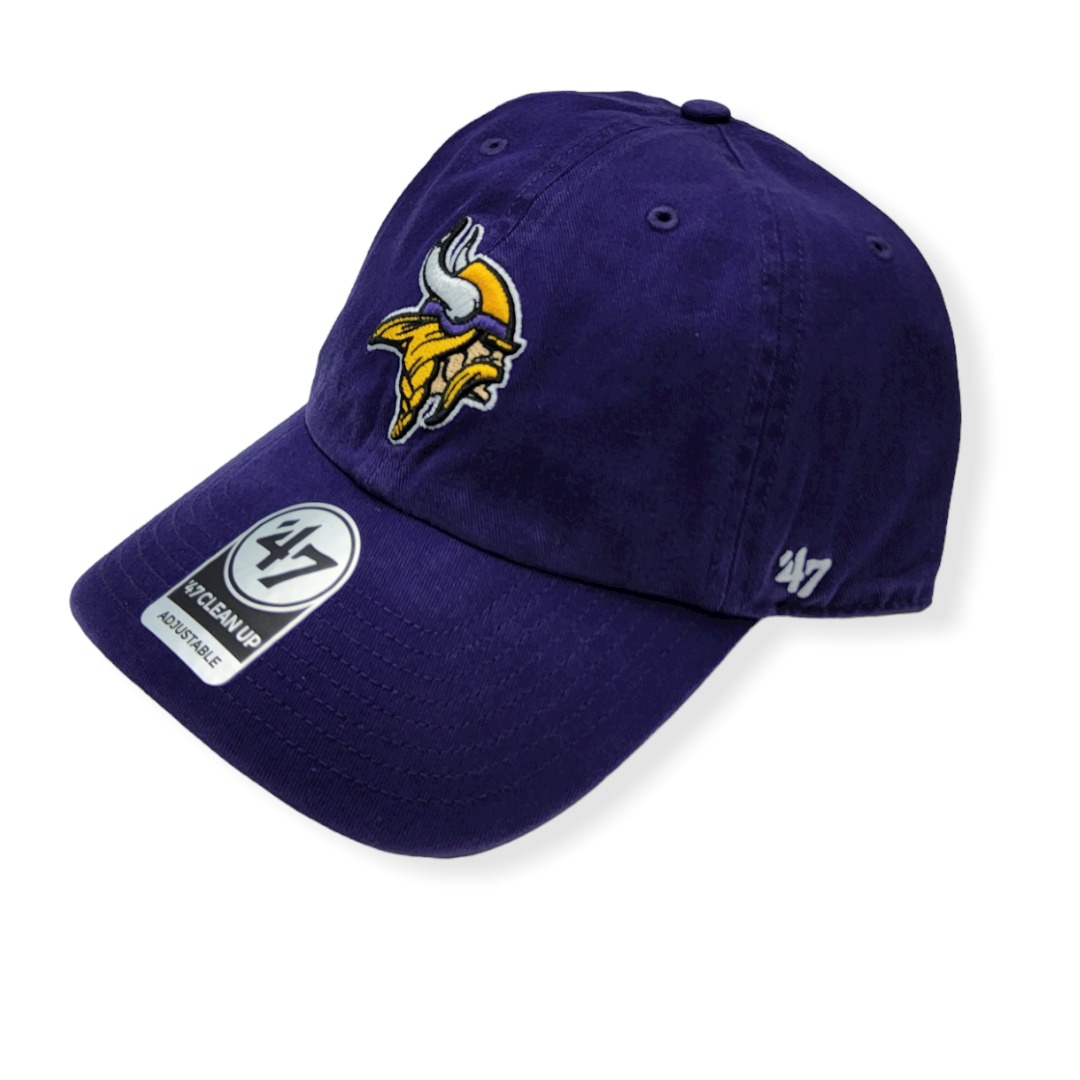 '47 Minnesota Vikings Clean Up Purple Adjustable Strap Hat Cap