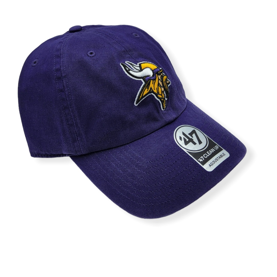 '47 Minnesota Vikings Clean Up Purple Adjustable Strap Hat Cap