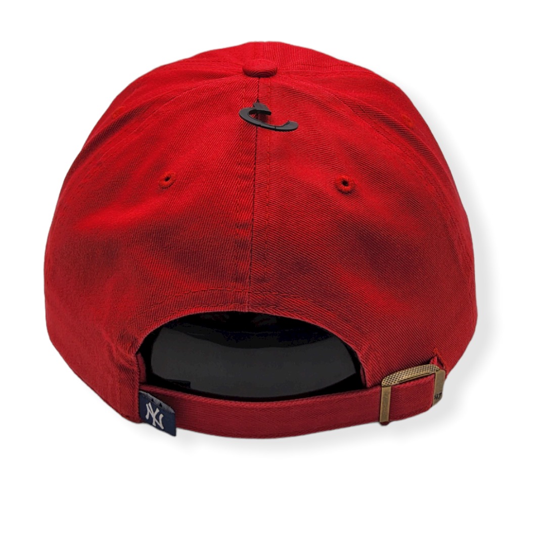 '47 New York Yankees Clean Up Red Adjustable Strap Hat Cap