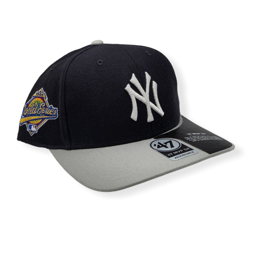 '47 New York Yankees MVP DP Relic 2Tone Navy/Grey Adjustable Snapback Hat Cap