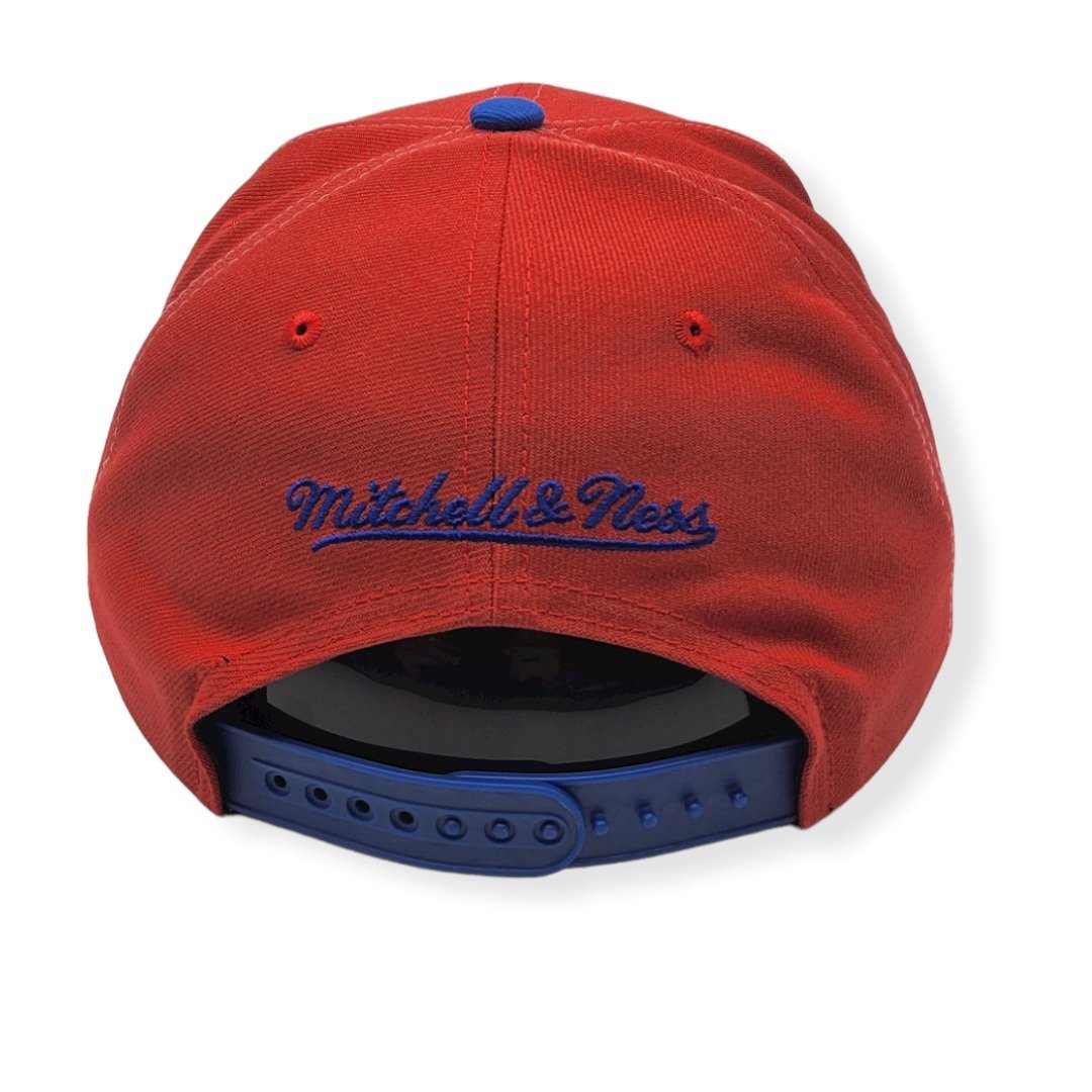 Mitchell & Ness Buffalo Bills Sharktooth Adjustable Snapback Hat Cap