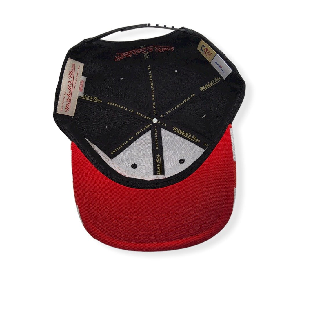 Mitchell & Ness Washington Bullets Swingman Pop Hardwood Classics Adjustable Snapback Hat Cap