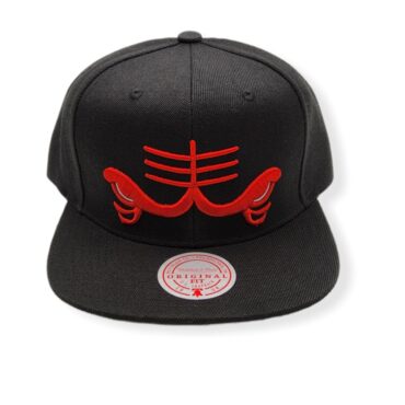 Mitchell & Ness Chicago Bulls Logo Remix Hardwood Classics Adjustable Snapback Hat Cap