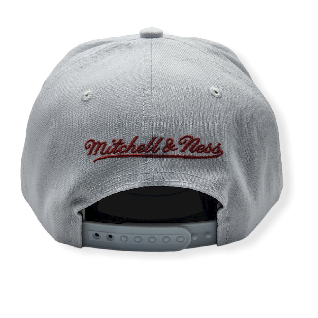 Mitchell & Ness Chicago Bulls White Out TC Pop Adjustable Snapback Hat Cap