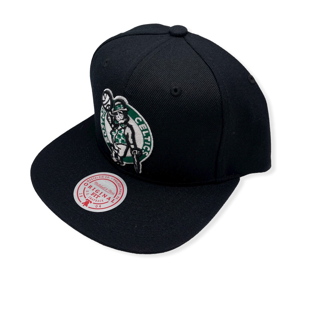 Mitchell & Ness Boston Celtics Top Spot 2008 Finals Black Adjustable Snapback Hat Cap