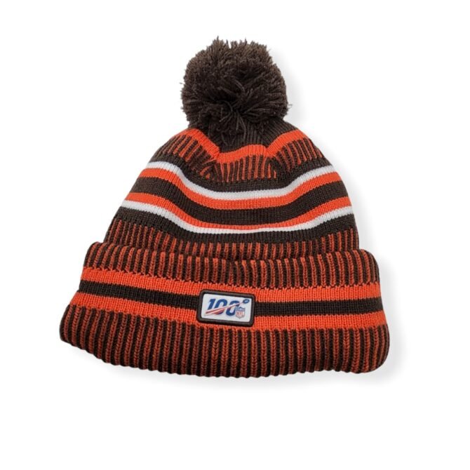 New Era Cleveland Browns Authentic 2019 Color Sideline Sport Knit Beanie Cold Weather Hat