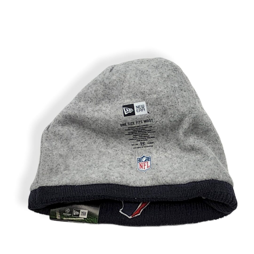 New Era Houston Texans Authentic 2016 Grey/Navy/Red Sideline Sport Knit Beanie Cold Weather Hat