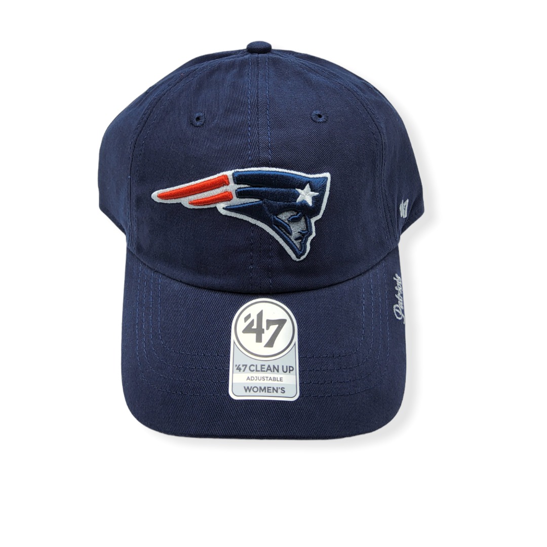 '47 New England Patriots Clean Up Women's Miata Light Navy Adjustable Strap Hat Cap