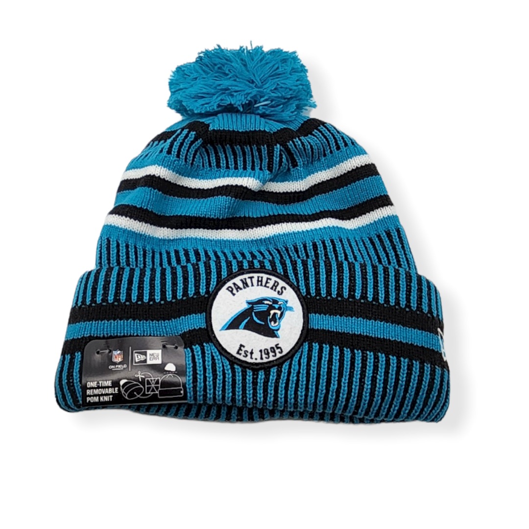 New Era Carolina Panthers Authentic 2019 Color Sideline Sport Knit Beanie Cold Weather Hat