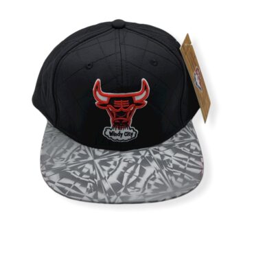 Mitchell & Ness Chicago Bulls Diamond Base Adjustable Snapback Hat Cap